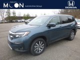 2019 Obsidian Blue Pearl Honda Pilot EX-L AWD #132475573