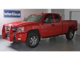 2008 Victory Red Chevrolet Silverado 1500 LT Extended Cab 4x4 #13243350