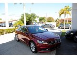 2016 Fortana Red Metallic Volkswagen Passat S Sedan #132493469