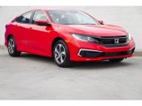 2019 Rallye Red Honda Civic LX Sedan #132552102