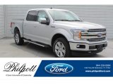 2019 Ingot Silver Ford F150 Lariat Sport SuperCrew 4x4 #132581347