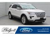 2019 White Platinum Ford Explorer Limited #132581342