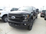 2019 Agate Black Ford F350 Super Duty Lariat Crew Cab 4x4 #132581484