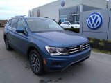 2019 Blue Silk Metallic Volkswagen Tiguan SE 4MOTION #132608029
