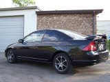 2001 Nighthawk Black Pearl Honda Civic LX Coupe #13235579