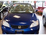 2005 Fiji Blue Pearl Honda Civic EX Coupe #13227435