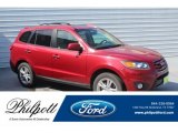 2011 Sonoran Red Hyundai Santa Fe Limited #132637703