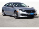 2019 Lunar Silver Metallic Honda Civic LX Sedan #132637606