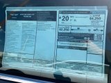 2019 Hyundai Genesis G90 AWD Window Sticker