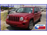 2009 Inferno Red Crystal Pearl Jeep Patriot Sport #13242030