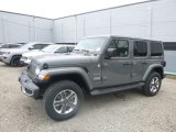 2019 Jeep Wrangler Unlimited Sahara 4x4 Front 3/4 View