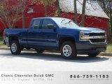 2019 Deep Ocean Blue Metallic Chevrolet Silverado LD WT Double Cab 4x4 #132743252