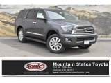 2019 Magnetic Gray Metallic Toyota Sequoia Platinum 4x4 #132743198