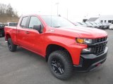 2019 Chevrolet Silverado 1500 Custom Z71 Trail Boss Double Cab 4WD Front 3/4 View