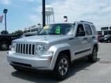 2008 Bright Silver Metallic Jeep Liberty Sport #13229669