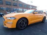 2018 Ford Mustang EcoBoost Premium Convertible Front 3/4 View
