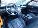2018 Ford Mustang EcoBoost Premium Convertible Ebony Interior