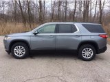 Satin Steel Metallic Chevrolet Traverse in 2019