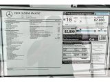 2019 Mercedes-Benz GLS 550 4Matic Window Sticker