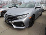 2019 Lunar Silver Metallic Honda Civic EX Hatchback #132795678