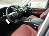 2019 Lexus LX 570 Cabernet Interior