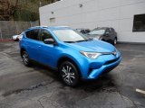 2016 Electric Storm Blue Toyota RAV4 LE AWD #132876827