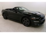 2018 Shadow Black Ford Mustang EcoBoost Premium Convertible #132876799