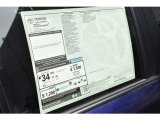 2020 Toyota Corolla SE Window Sticker