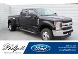 2019 Agate Black Ford F350 Super Duty XLT Crew Cab 4x4 #132920174