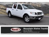Avalanche White Nissan Frontier in 2011