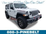 2019 Bright White Jeep Wrangler Unlimited Rubicon 4x4 #132962473
