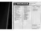 2019 Honda Civic Si Sedan Window Sticker