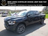 2019 Diamond Black Crystal Pearl Ram 1500 Laramie Crew Cab 4x4 #132993177