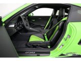 2019 Porsche 911 GT3 RS Black/Lizard Green Interior