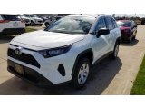 2019 Super White Toyota RAV4 LE #133042482