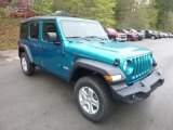 2019 Jeep Wrangler Unlimited Sport 4x4 Front 3/4 View