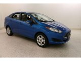 2015 Blue Candy Metallic Ford Fiesta SE Sedan #133108374