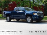 2019 Blue Emerald Metallic GMC Canyon SLE Extended Cab #133127749