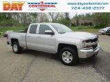 2019 Silver Ice Metallic Chevrolet Silverado LD LT Double Cab 4x4 #133127633