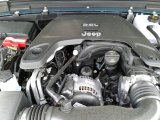 2019 Jeep Wrangler Unlimited Sahara 4x4 3.6 Liter DOHC 24-Valve VVT V6 Engine