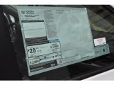 2020 Toyota Sienna Limited AWD Window Sticker