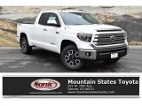 2019 Super White Toyota Tundra Limited Double Cab 4x4 #133146455