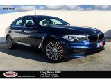 2019 Mediterranean Blue Metallic BMW 5 Series 530i Sedan #133166475