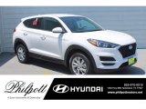 Winter White Hyundai Tucson in 2019