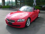 2007 Bright Red BMW Z4 3.0si Roadster #13301381