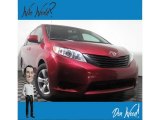 2014 Salsa Red Pearl Toyota Sienna LE #133225862