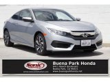 2017 Lunar Silver Metallic Honda Civic LX Coupe #133225784