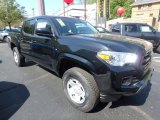 2019 Midnight Black Metallic Toyota Tacoma SR Double Cab 4x4 #133247900