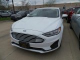2019 Oxford White Ford Fusion S #133287544