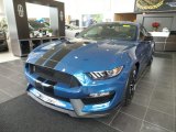 Performance Blue Ford Mustang in 2019